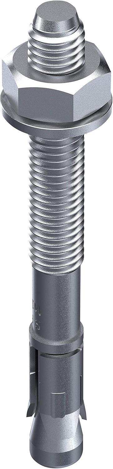 TOX Bolzenanker S-Fix Plus M12 x 220/128+143 mm 20 Stück 04210140 Verzinkt M12 x 220/128+143 mm Für