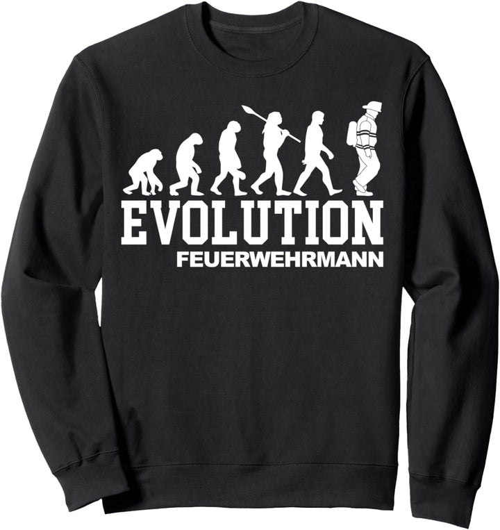 Evolution Feuerwehrmann Feuerwehr Notruf Sweatshirt