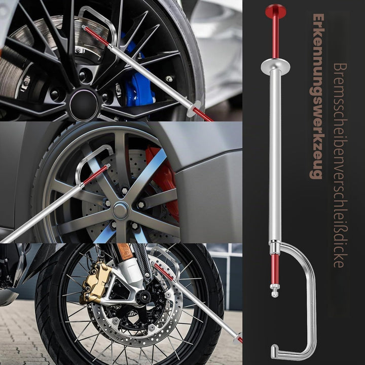 Bremsscheiben-Messwerkzeug, Auto-Bremsscheiben-Messwerkzeug 0 Bis 45 Mm, Schnelle, Genaue Erkennung,