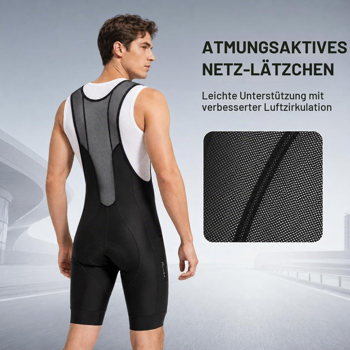 Przewalski Radlerhose Herren Gepolstert, Atmungsaktive Fahrradhose Herren für Strasse und Bergfahrte