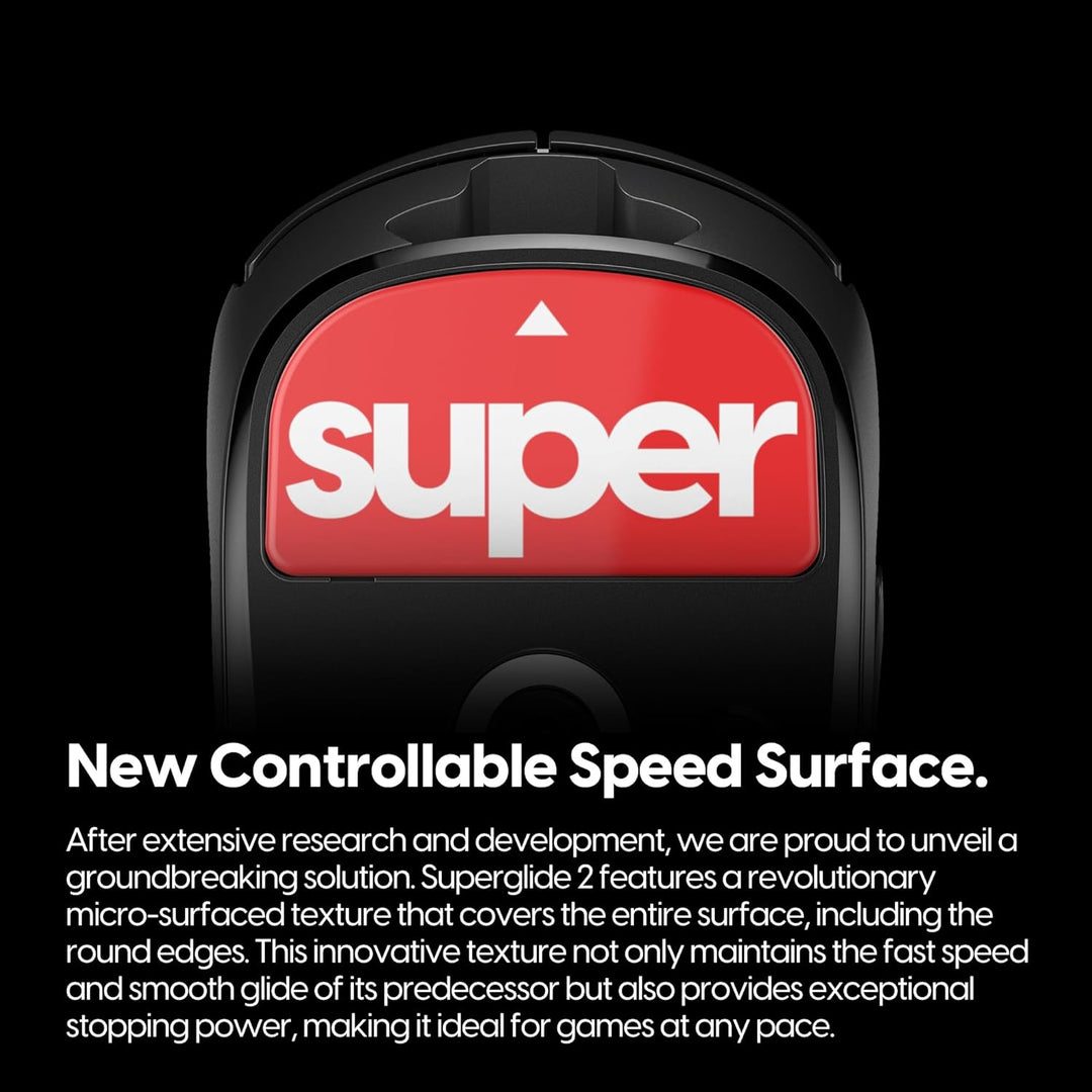 Pulsar Gaming Gears Superglide Mausfüsse für Logitech G Pro X Superlight (Rot, Superglide 2), LGSSGR