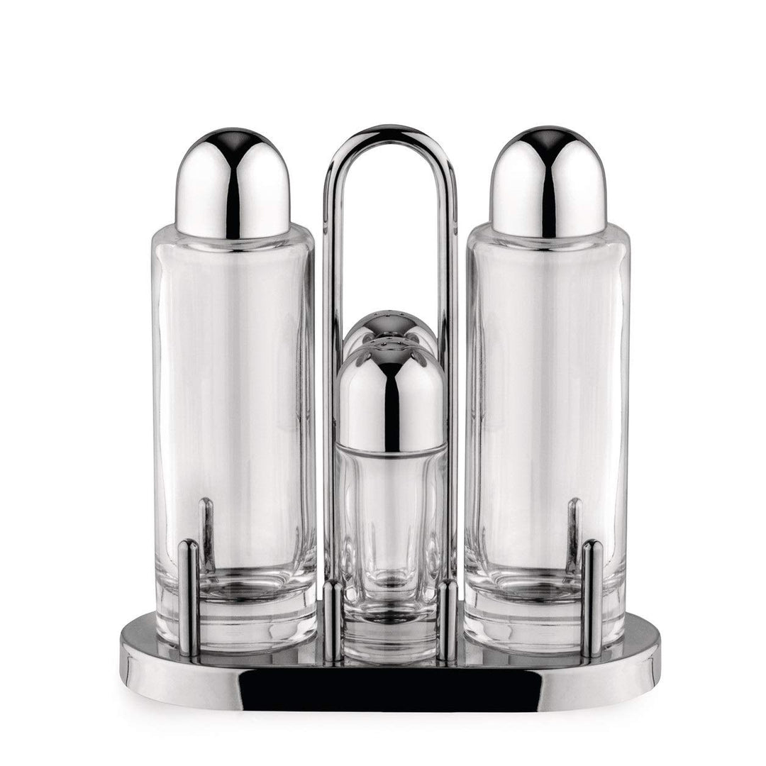 Alessi 5070 Öl-/Essigspender Dose Glas, Edelstahl, transparent - Öl-/Essigspender (175 mm, 80 mm, 2