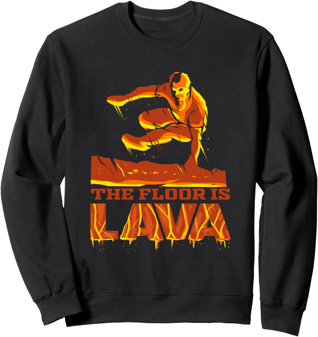 Parkour The Floor is Lava Freerun Training Traceur Geschenk Sweatshirt