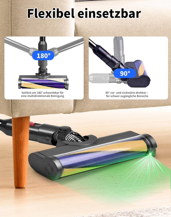 LED Bürste Bodendüse für Dyson V12 Detect Slim Ersatzteile Ersatzbürste Staubsauger Softwalze Zubehö