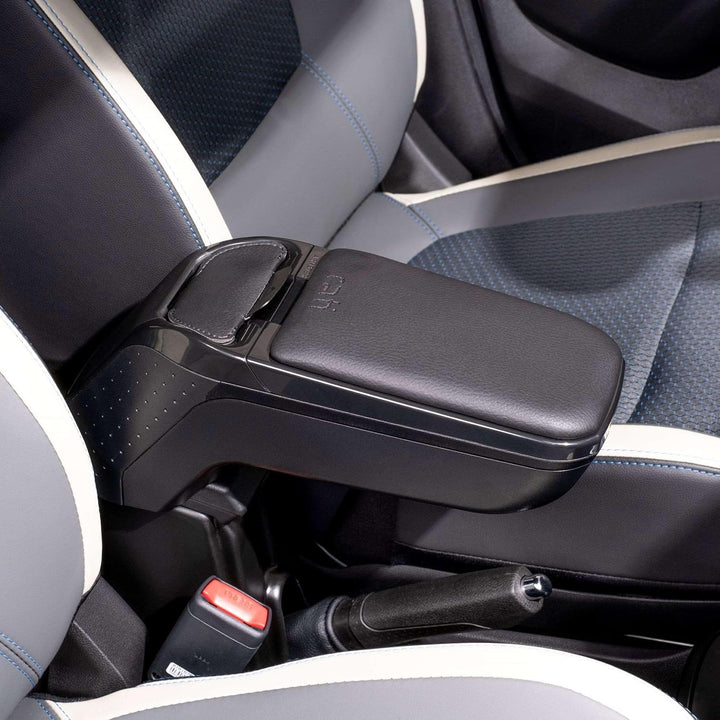 RATI ARMSTER 2 Apoyabrazos Específico Negro para Suzuki SX4 S-Cross (2015-), con compartimento de Al