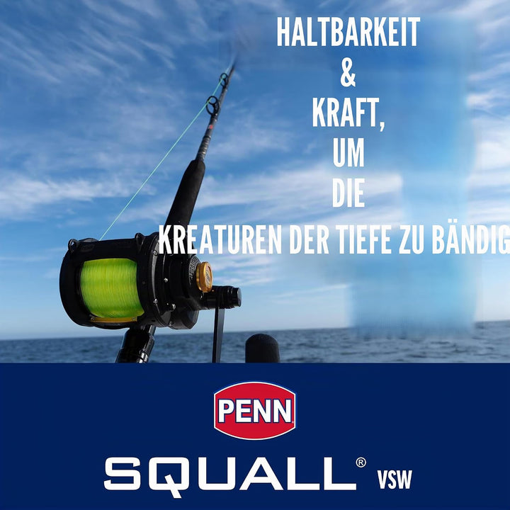 PENN Squall Lever Drag 2 Speed Multirolle – Salzwasser Boots- und Kajaksangeln 16| Right |2 Speed, 1