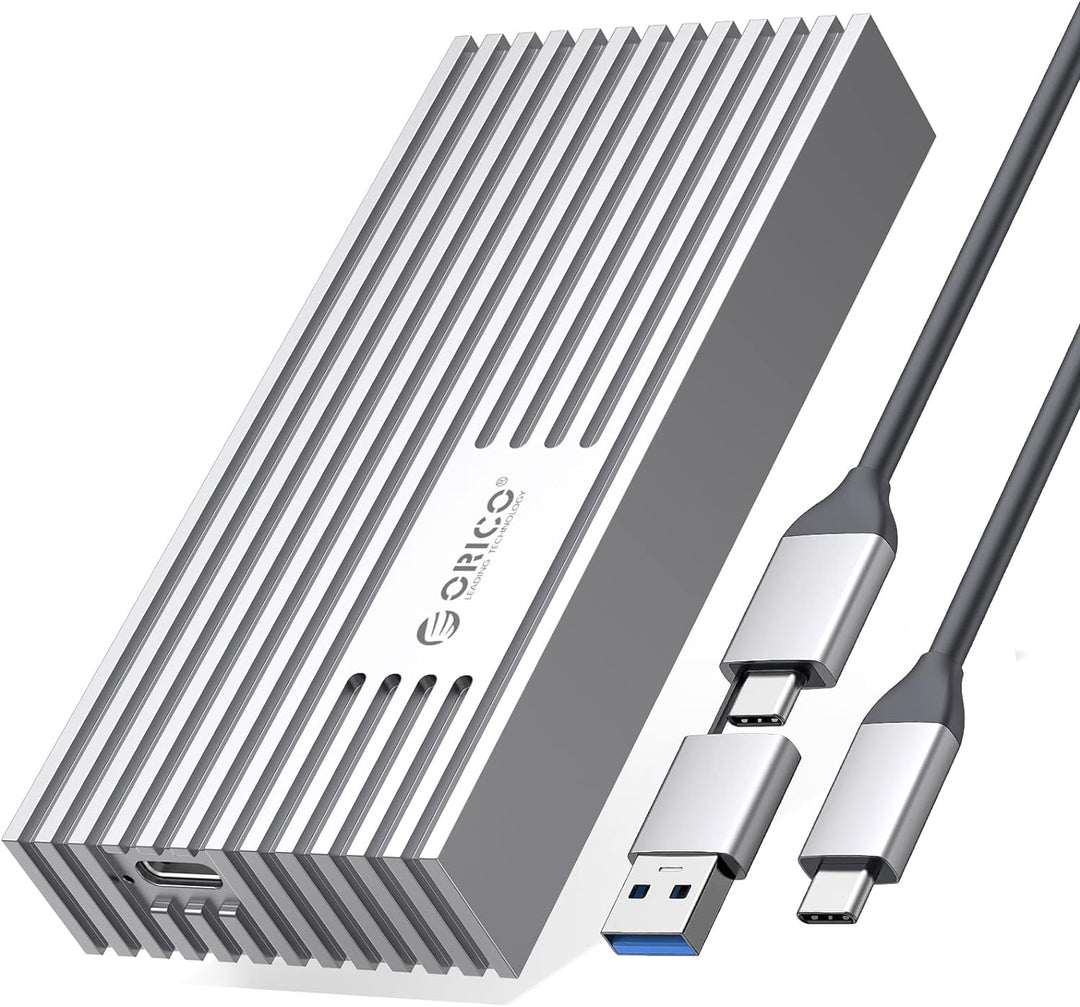 ORICO 40Gbps NVMe Gehäuse, M.2 Gehäuse Bis zu 2800 MB/s für USB4.0/3.2/3.1/3.0/2.0, Kompatibel mit T
