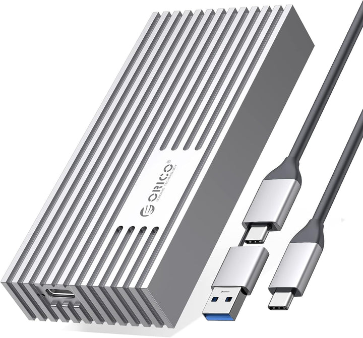ORICO 40Gbps NVMe Gehäuse, M.2 Gehäuse Bis zu 2800 MB/s für USB4.0/3.2/3.1/3.0/2.0, Kompatibel mit T