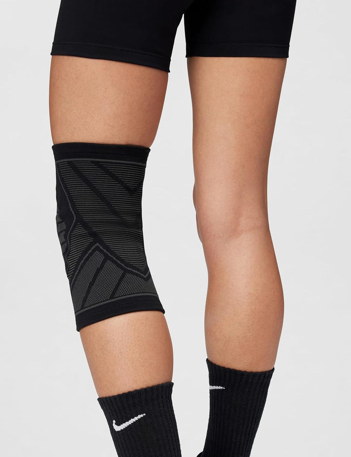 Nike Unisex – Erwachsene Knitted Knee Sleeve Kniebandage L 031 BLACK/ANTHRACITE/WHITE, L 031 BLACK/A