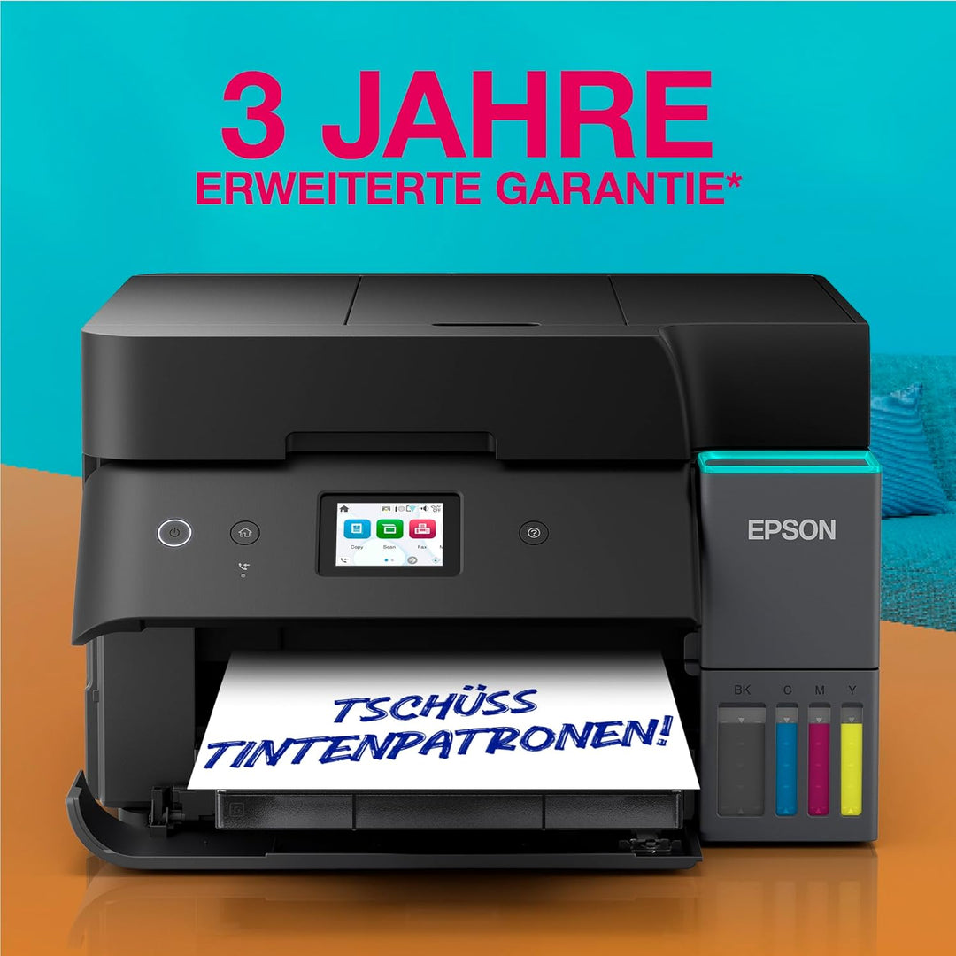 Epson EcoTank ET-4955 A4-Multifunktionsdrucker mit Wi-Fi & AirPrint Tintentank, automatischem Dokume