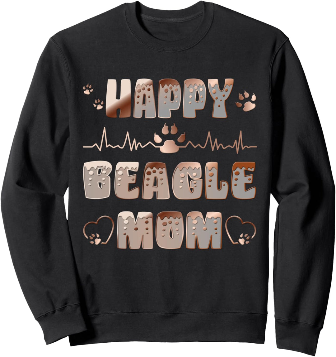 Glückliche Beagle-Mama Sweatshirt