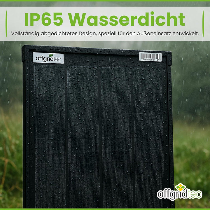 Offgridtec OLP 10W Solarpanel 12V Schindeltechnologie PERC V2, 10W