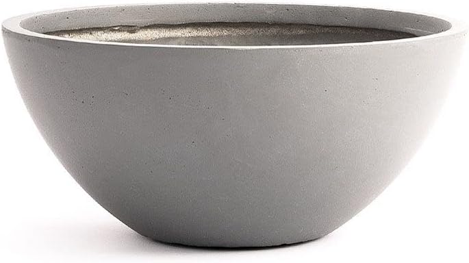 Pflanzwerk® Pflanzkübel Pflanzschale Bowl Ø 28cm Grau *Frostbeständige Blumenschale* *Premiumqualitä