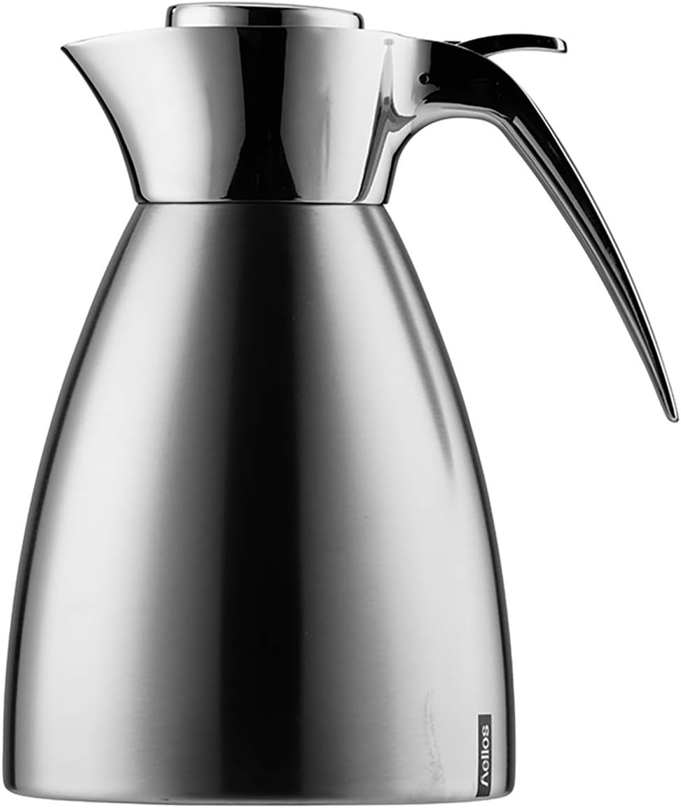 Helios Supreme Edelstahl-Isolierkanne, matt, 1 Liter