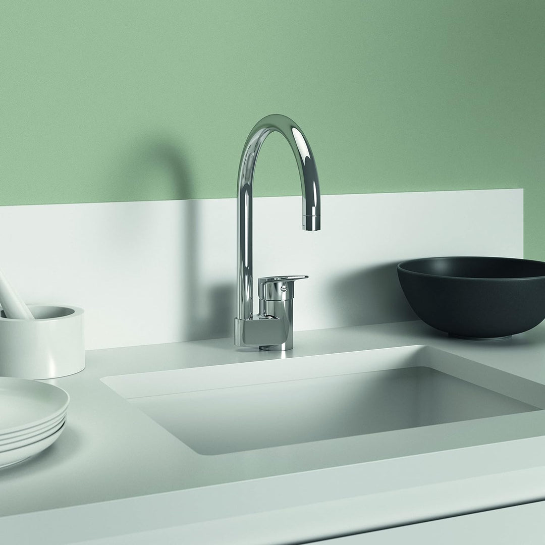 Ideal Standard BD339AA Ceraplan Küchenarmatur hoher Auslauf, Chrom, ohne Handbrause ohne Handbrause