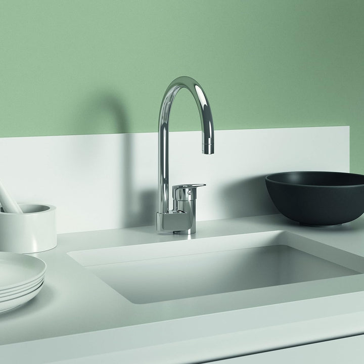 Ideal Standard BD339AA Ceraplan Küchenarmatur hoher Auslauf, Chrom, ohne Handbrause ohne Handbrause