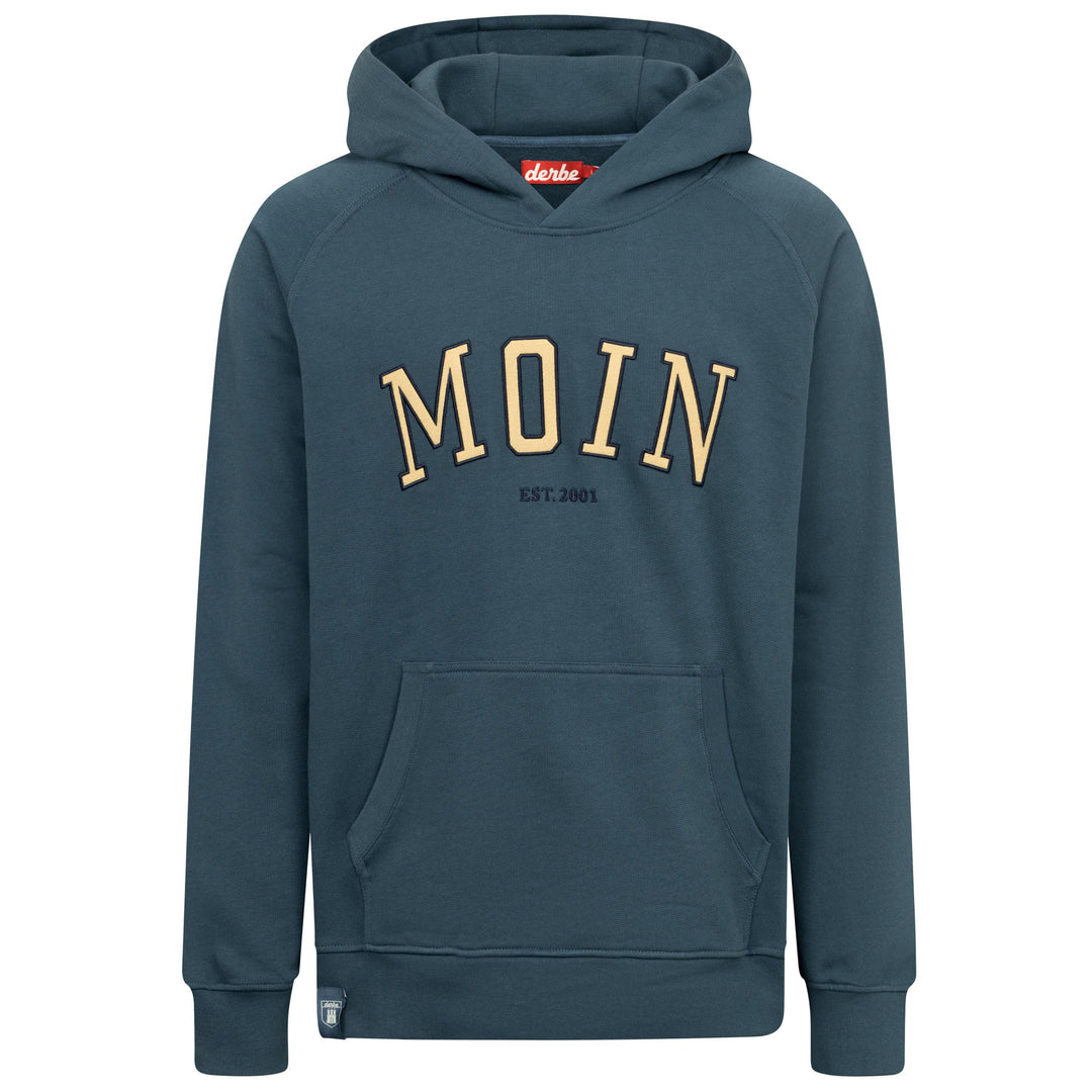 derbe Herren Kapuzenpullover Moin Hoody S Blau, S Blau