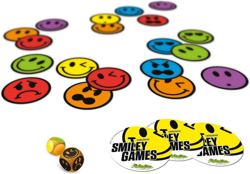 CreativaMente 501 - Box-Spiele, Smiley Games - 5 Fun Games to Play 4Ever, 5 Divertentissimi Giochi