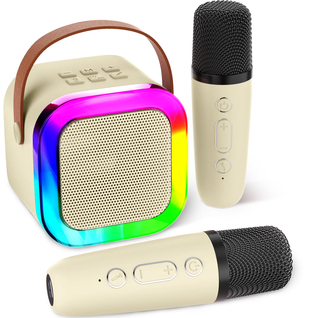 Koolcover Karaoke-Maschine für Kinder Erwachsene, tragbare Kinder Karaoke-Lautsprecher mit drahtlose
