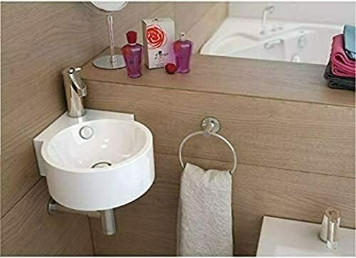 Art-of-Baan® Design-Waschbecken aus Keramik I hochwertiges Handwaschbecken mit Lotus-Effekt I kleine