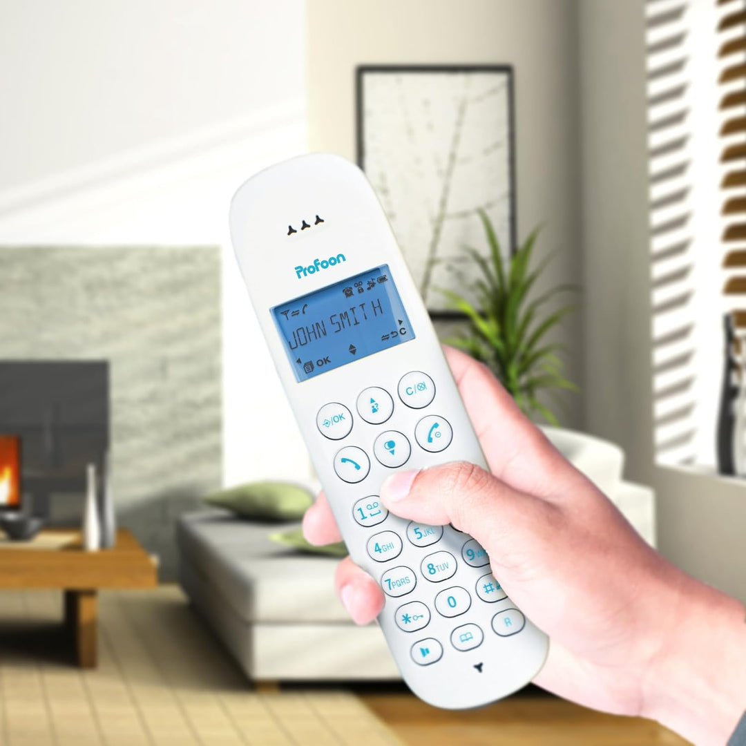 Profoon PDX - 300BW DECT Telefon - Schnurloses Telefon - Gap-kompatibel: erweiterbar - Hörgerätekomp