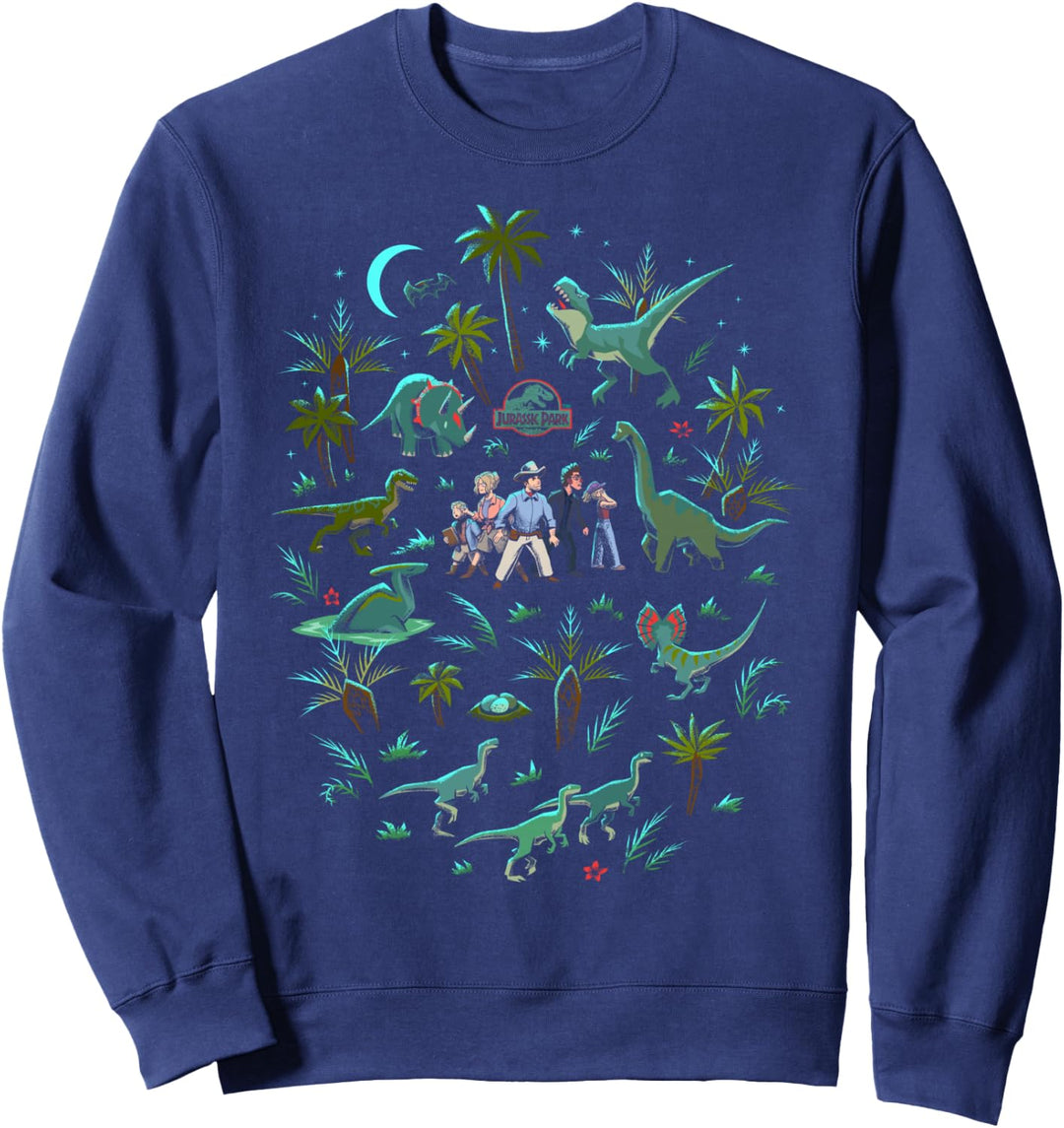 Jurassic Park Surrounded By Dinos Sweatshirt