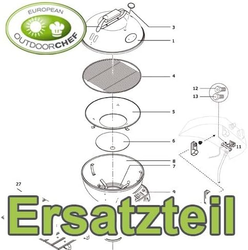 OUTDOORCHEF Ersatzteil: 18.320.01 - Grillrost - Ambri 480G / Delta 480G / Porto 480G