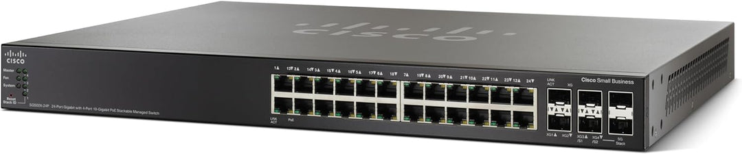 Cisco Small Business SG500X-24P - Switch - L3 - verwaltet - 24 x 10/100/1000 (PoE) + 4 x 10 Gigabit