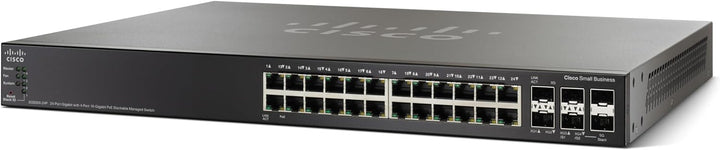Cisco Small Business SG500X-24P - Switch - L3 - verwaltet - 24 x 10/100/1000 (PoE) + 4 x 10 Gigabit