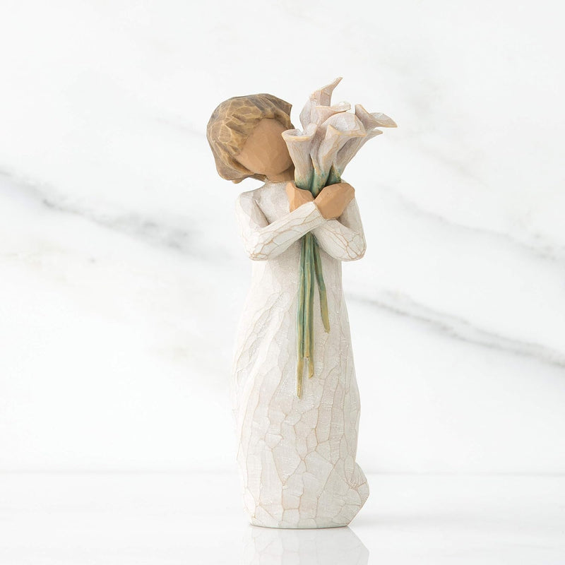 Enesco Willow Tree 26246 Figur Alles Gute, 3,8 x 3,8 x 14 cm, 5.5" Height, Natur schöne Wünsche (Bea
