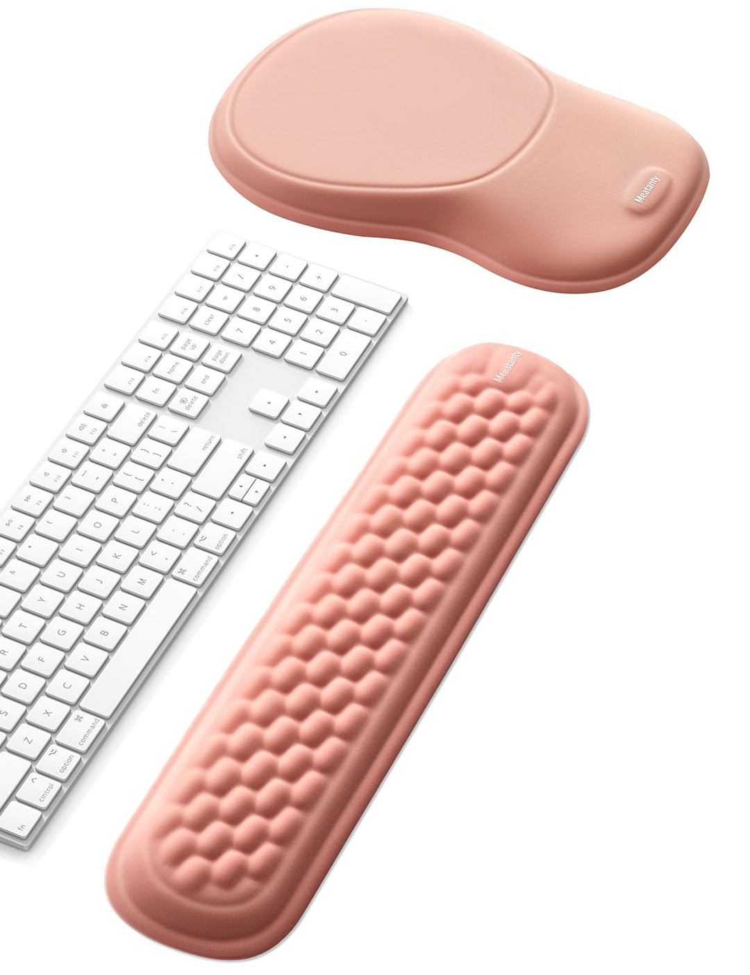 MEATANTY Mauspad mit Gelkissen, Ergonomisches Mousepad Handauflage [Schmerzlinderung] [Gesunde Haltu