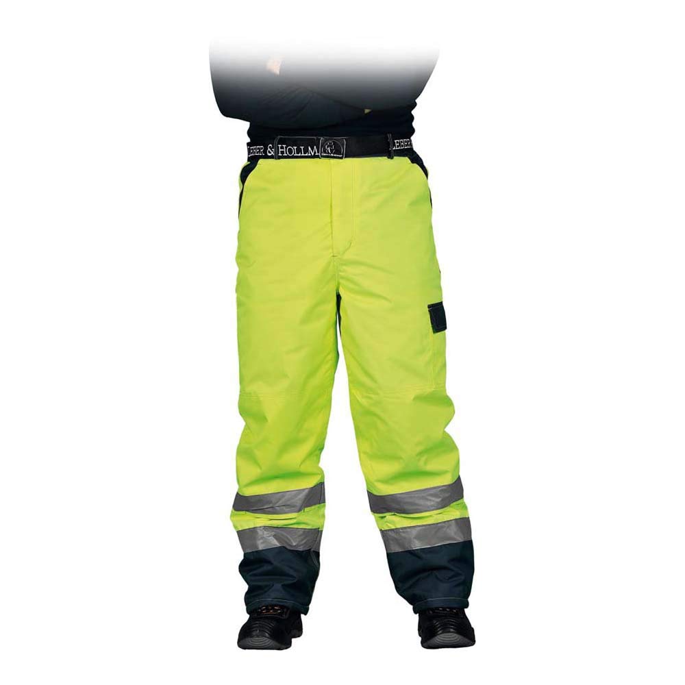 Leber&Hollman LH-VIBETRO_YL Visgre Gefütterte Schutzhose, Gelb-Dunkelblau, L Grösse