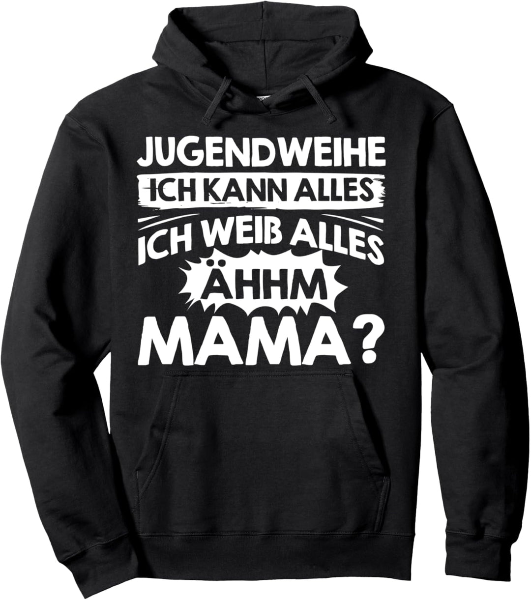 Jugendlicher Erwachsener Übergangsritus Jugendweihe Pullover Hoodie