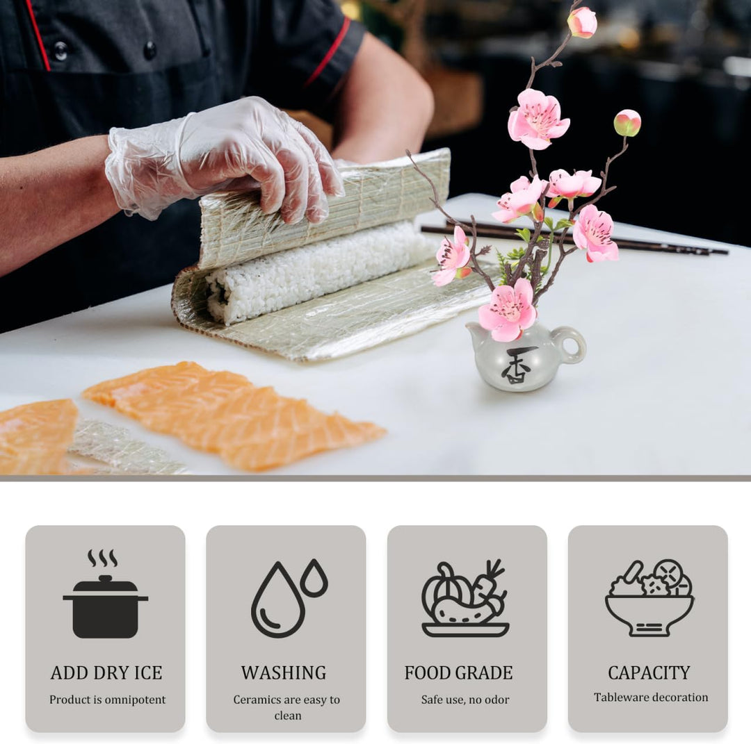 Sushi Ornament Aus Kunststoff Künstliche Blume Stabile Sashimi Teller Dekoration Für Sushi Vielseiti