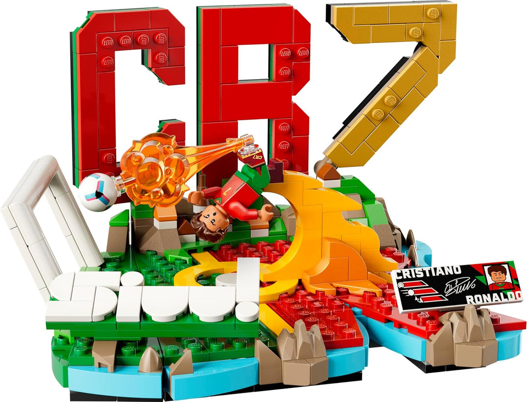 LEGO Editions Cristiano Ronaldo - Fussball-Highlights Spielzeug - 3D Modellbau mit Minifigur zum Sam