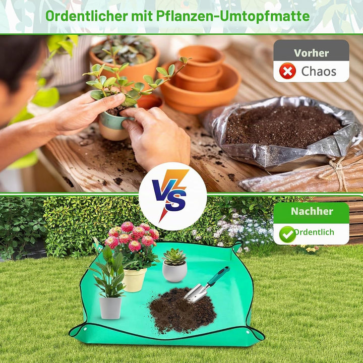 Gartenwerkzeug Set 8 Stück Gartengeräte Set Garten Werkzeug aus Edelstahl Gartenset Werkzeug mit Tas