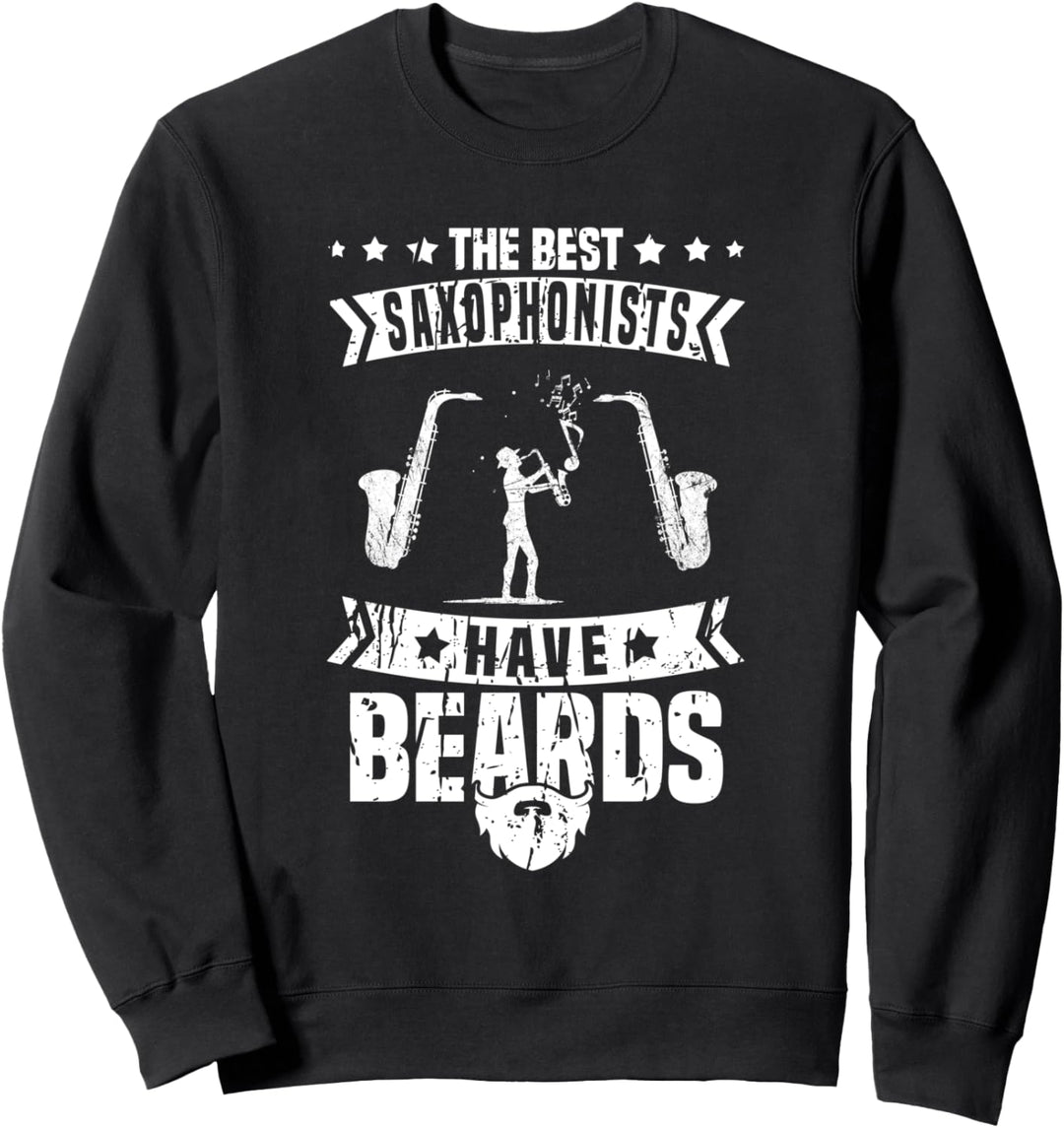 Saxophon Musiker - Jazz Musik Saxophonist Saxofon Sweatshirt