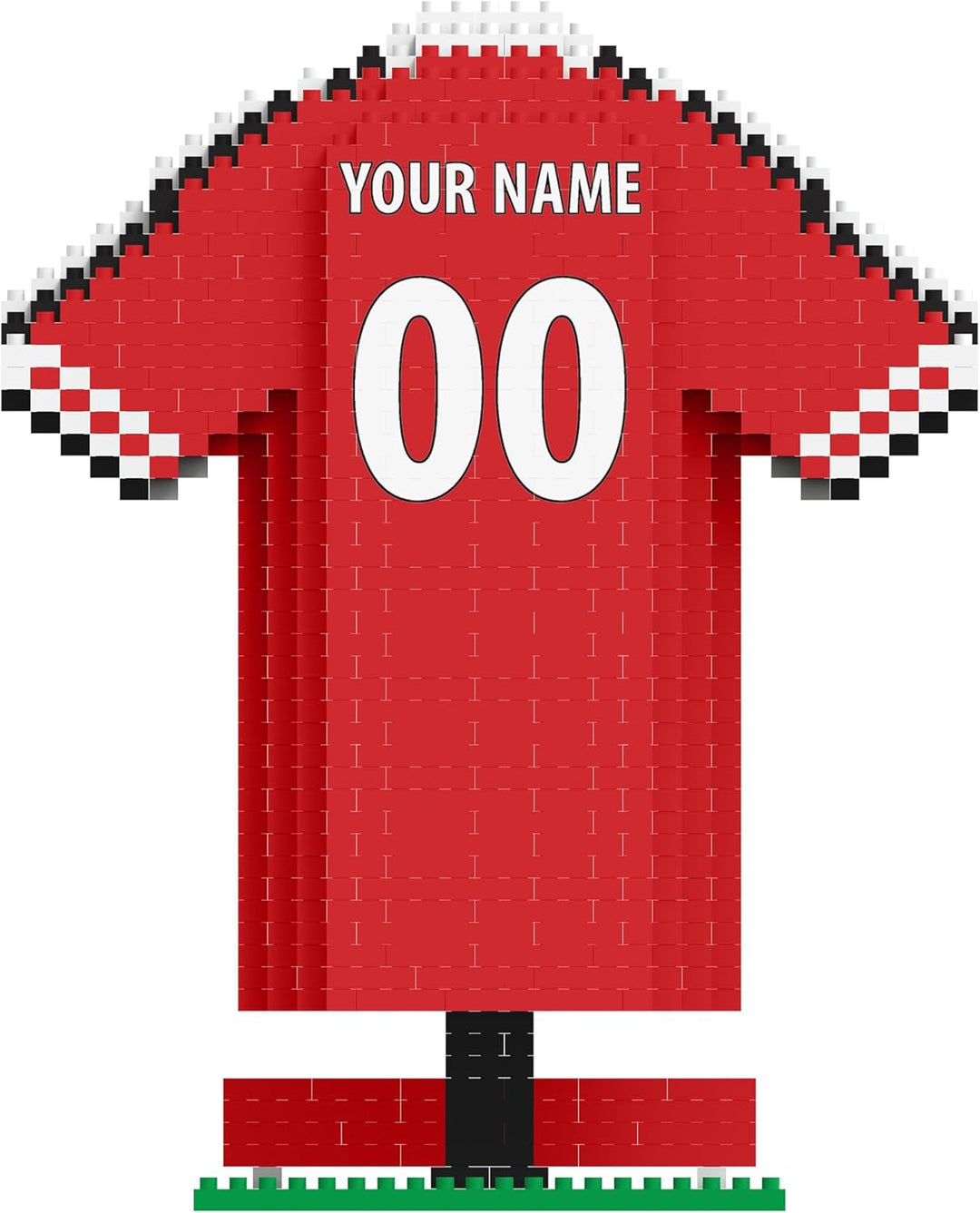 FOCO Offizielles Lizenzprodukt Personalisiertes Fussball-3D-BRXLZ-Schreibtisch-Trikot (Manchester Un