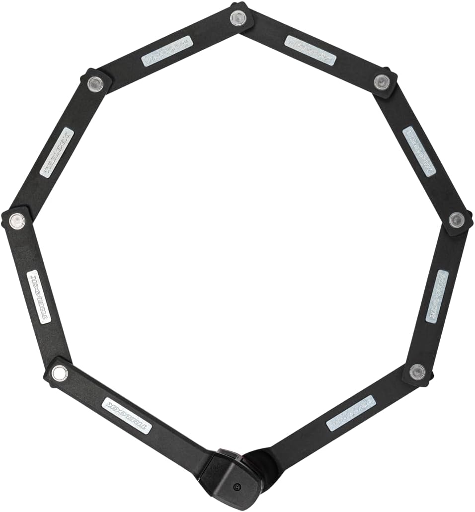 TRELOCK Code Faltschloss FS 280/100 TWO.GO, 100 cm lang, inkl. X-MOVE-Halter, Sicherheitsstufe 7, Za