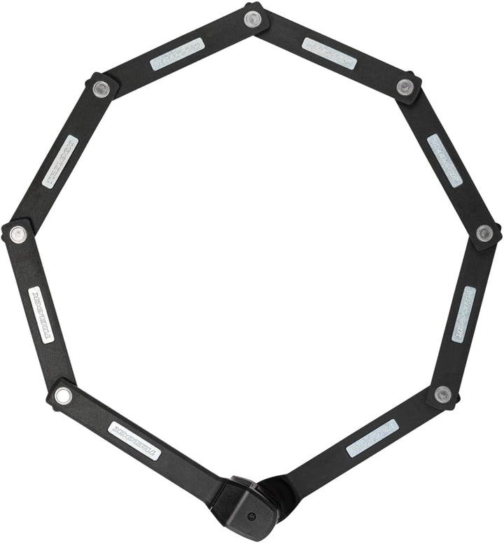 TRELOCK Code Faltschloss FS 280/100 TWO.GO, 100 cm lang, inkl. X-MOVE-Halter, Sicherheitsstufe 7, Za