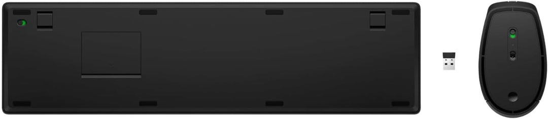 HP 655 - Tastatur-und-Maus-Set - 100% - Full Size - kabellos - 2.4 GHz - Deutsch - Schwarz - Smart B