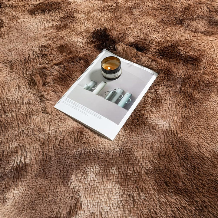 Michorinee Plüsch Bettwäsche 135x200 4teilig Winter Flauschig Warme Bettbezug Fleece Flausch Langhaa