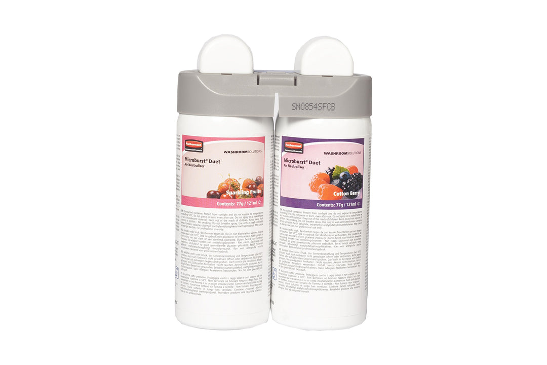 Rubbermaid Commercial Products Microburst Duet Nachfüllset für Raumlufterfrischer, Sorten Sparkling