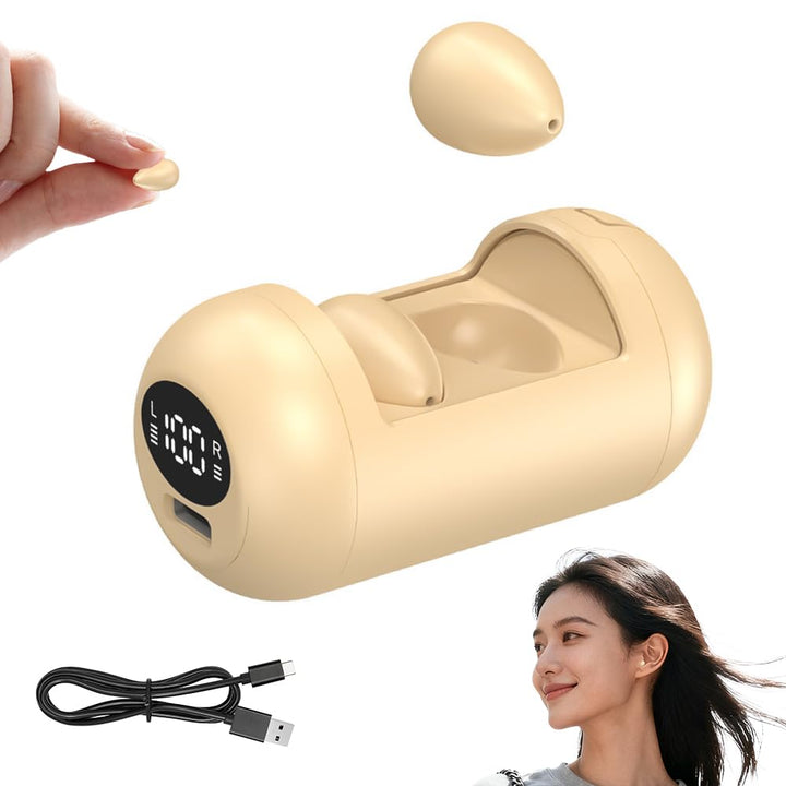 Mini Unsichtbare Kopfhörer Bluetooth Kabellos, Unsichtbare Kleine Schlaf Kopfhörer, In Ear Kleinste