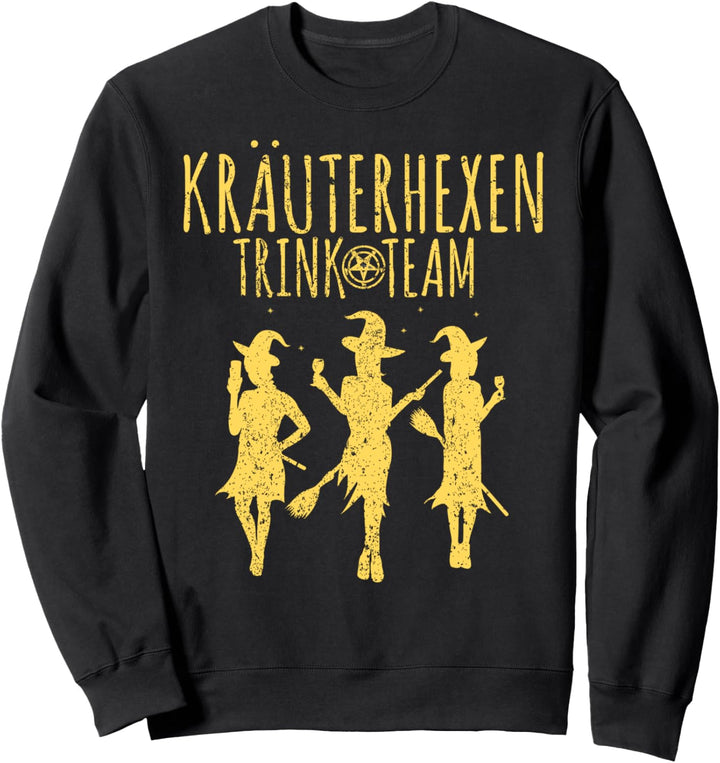 Kräuterhexe Fasching Karneval Kostüm Damen Sweatshirt