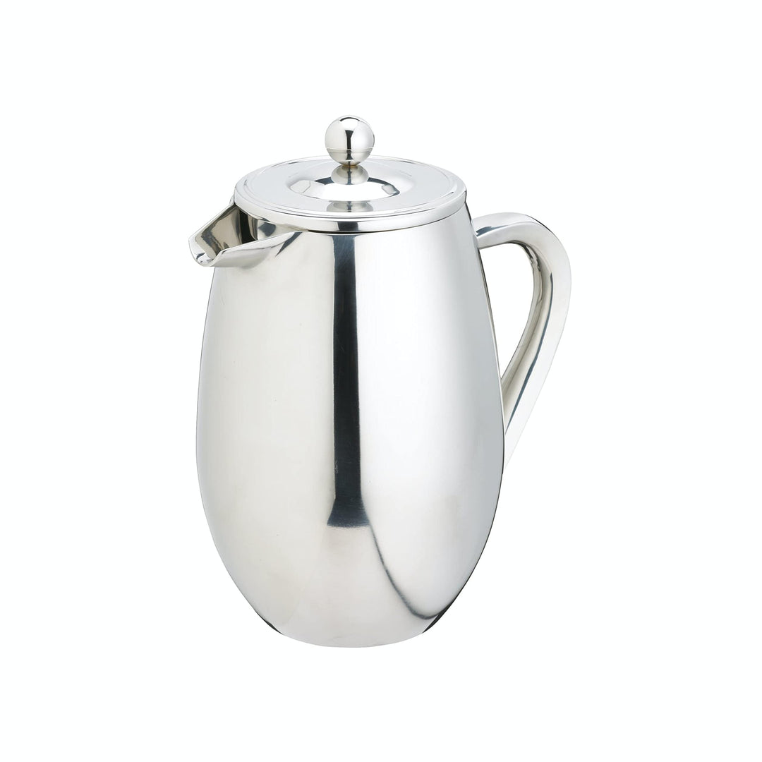 La Cafetière Edelstahl doppelwandige isolierte Cafetière 3 Tassen, Edelstahl, Silber 3 Tassen Cafeti