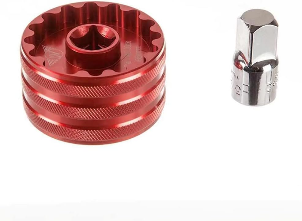 Wheels Mfg Doppelseitige Tretlager-Stecknuss rot Einheitsgrösse, rot Einheitsgrösse