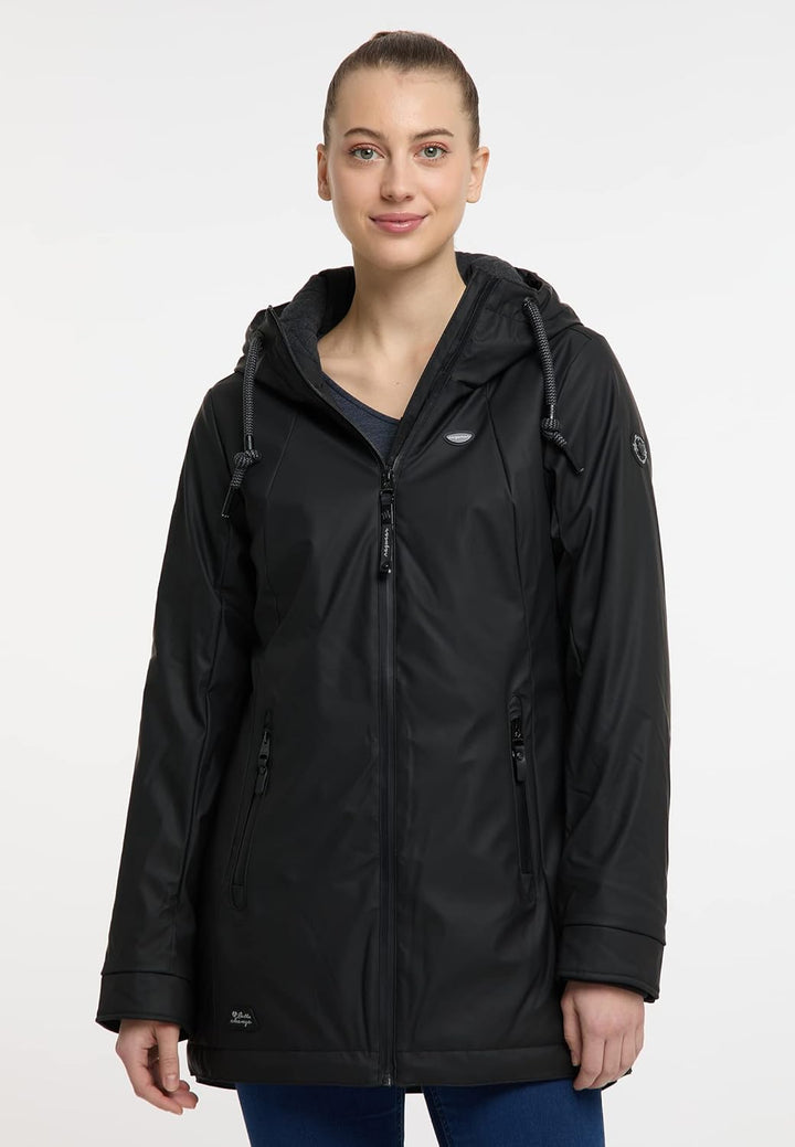 Ragwear ZUZKA RAINY Damen Jacke S Schwarz, S Schwarz