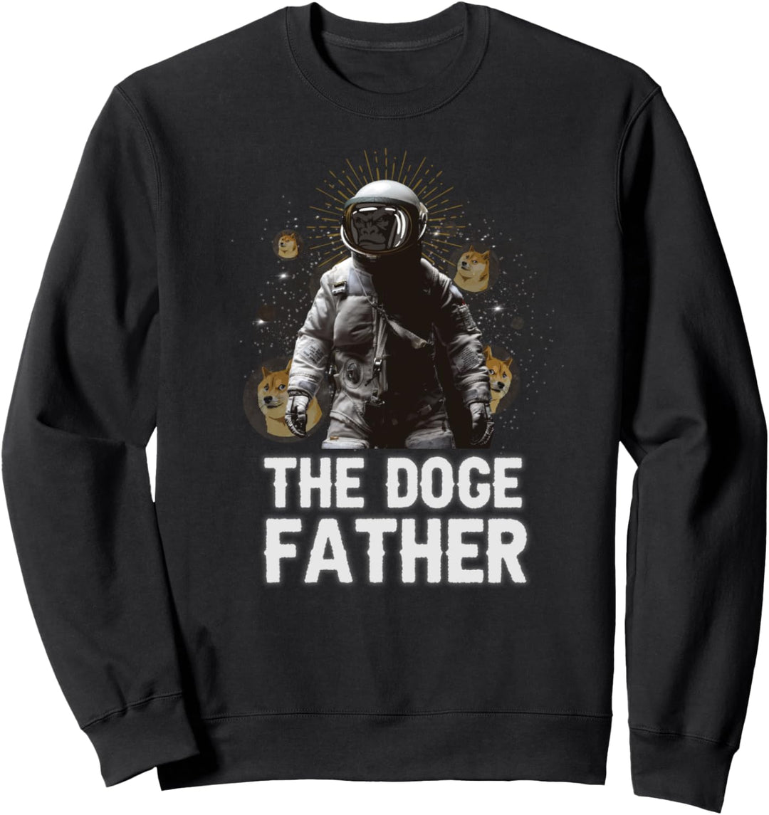 The Dogefather Crypto Meme Shirt, Dogecoin to the Moon Sweatshirt