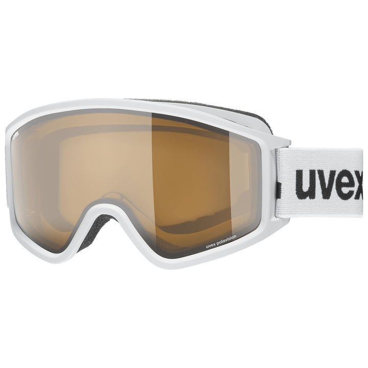 Uvex Unisex G.gl 3000 P Skibrille (1er Pack) Einheitsgrösse white mat/brown-clear, Einheitsgrösse wh